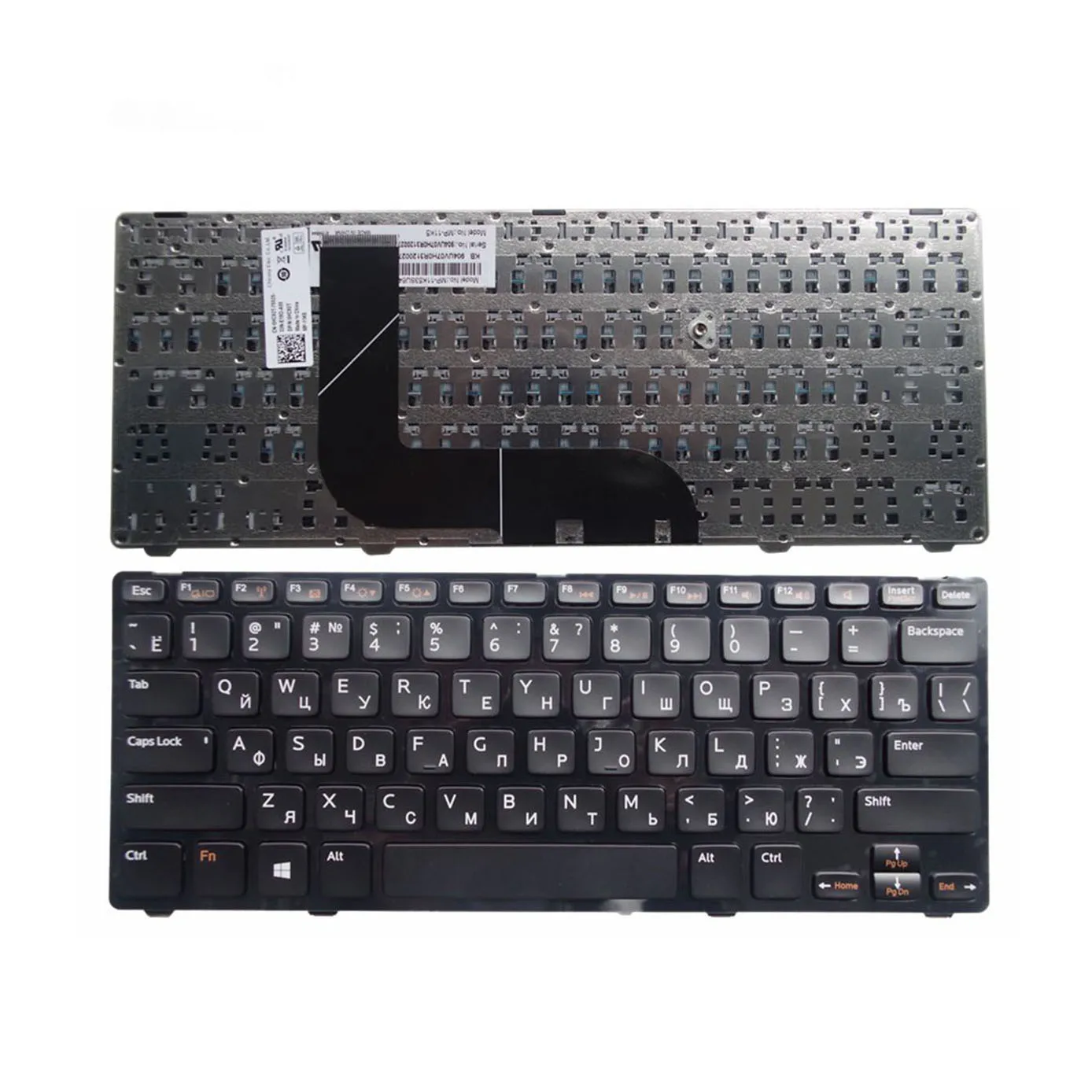 laptop Keyboard for DELL Inspiron 14z 5423 Ins14ZR-1618 1316 Ins14ZD-3516 1618S 13Z-5323 Vostro 3360 P35G RU RUSSIAN NEW