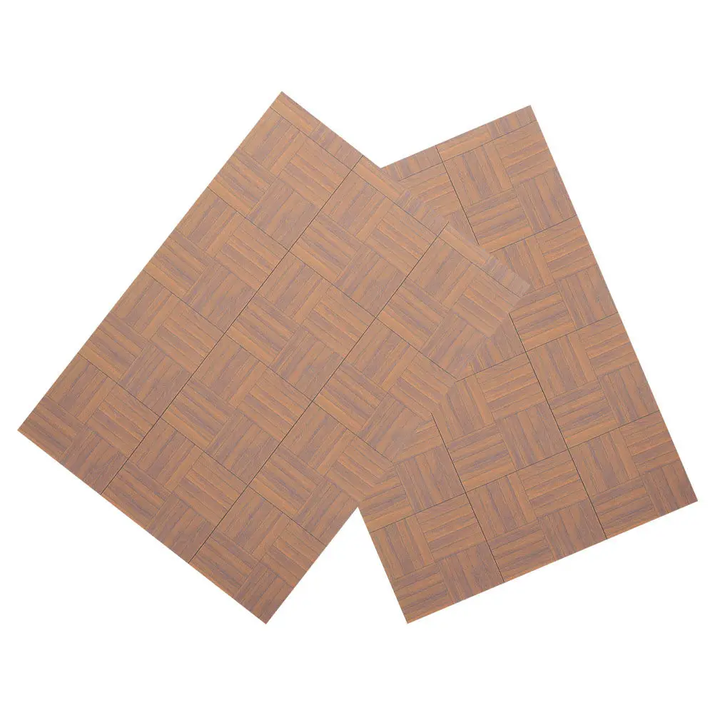 

2Pcs Mini House Flooring Sheet Ingenious Design DIY Wall Or Floor Decoration Miniatures Accessory House Flooring