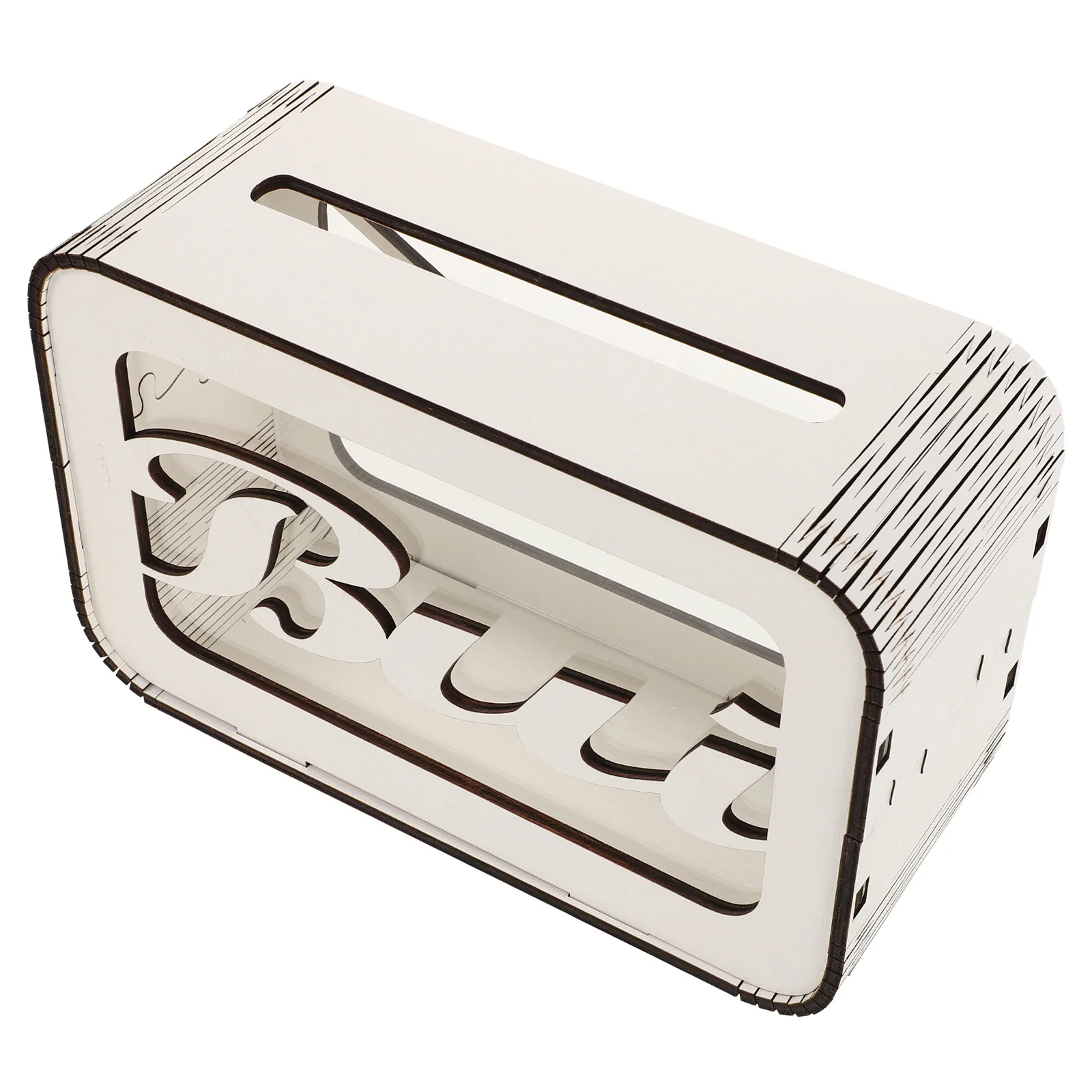 

Coffee Bean Decorative Storage Jar Wooden Money Saving Box For Home Kids Clear Window Coin Bank Decorative Money Jar