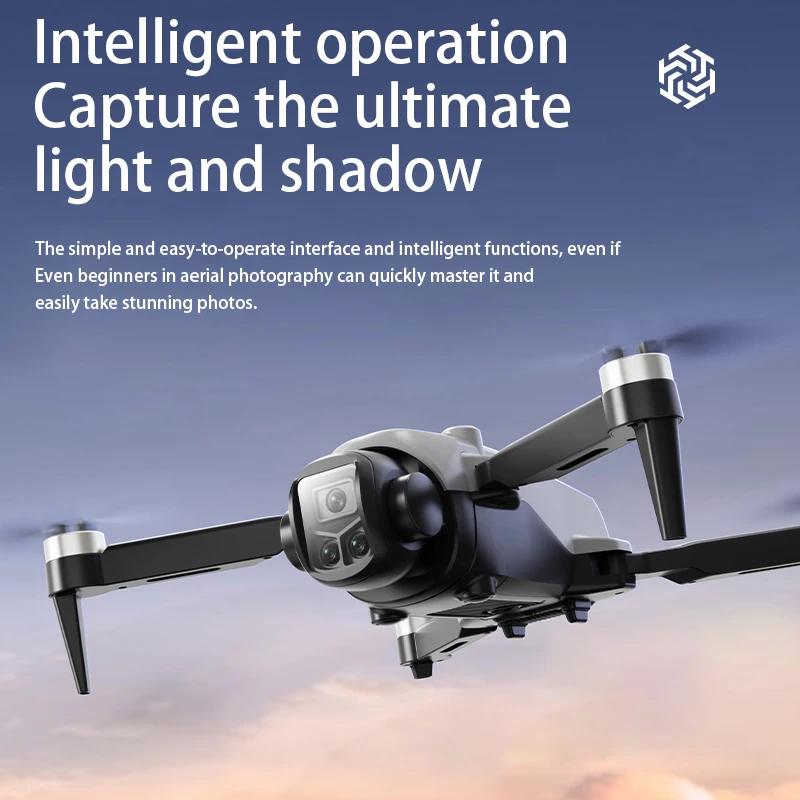 New T25 RC Drone with Camera HD 4k Professional Dual Camera Brushless Optical flow hovers Quadcopter Toy fpv drone Children Gift