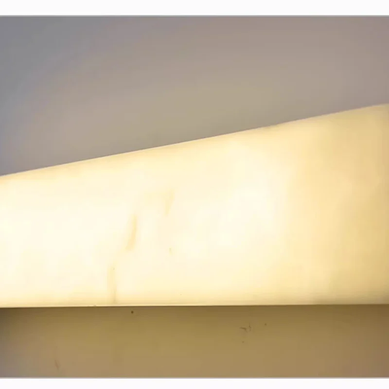 Modern Nordic Stainless Steel Wall Lamp Outdoor Waterproof Imitation Marble New Chinese Style Living Room Corridor Lighting