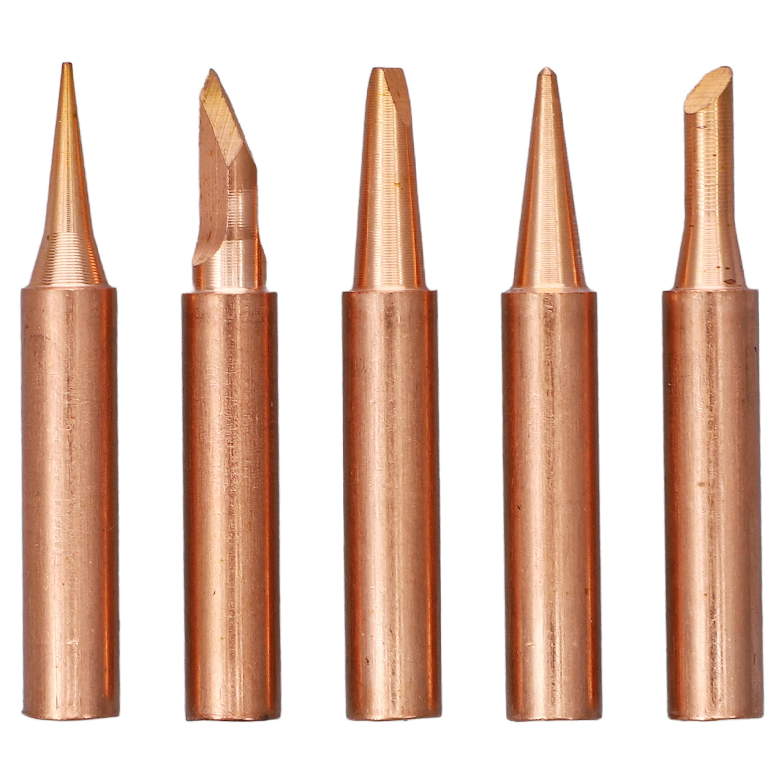 

5pcs Soldering Iron Copper Tips 2 4D K Welding Equipment Accessories Durable Quick Heat Up Precision Control