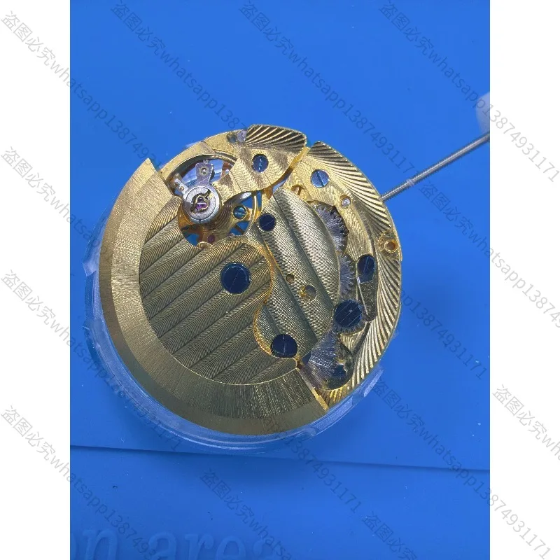 Suitable for Moon Phase Tourbillon Five-pin, Multi-pin Flywheel Movement 12:00 6:00 Hollowed Out Mechanical Movement