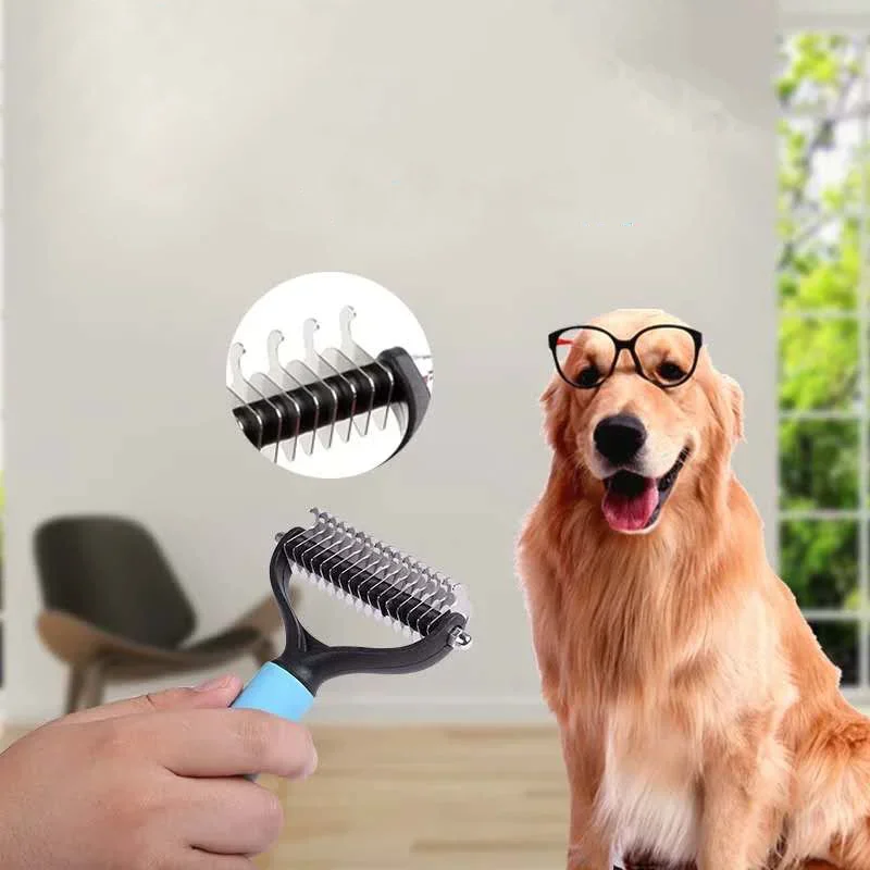 

Pet Pet Knotting Comb,Used For Pet Cats/dogs To Comb Knotted Hair,Scratch Resistant Design Is Safe And Convenient