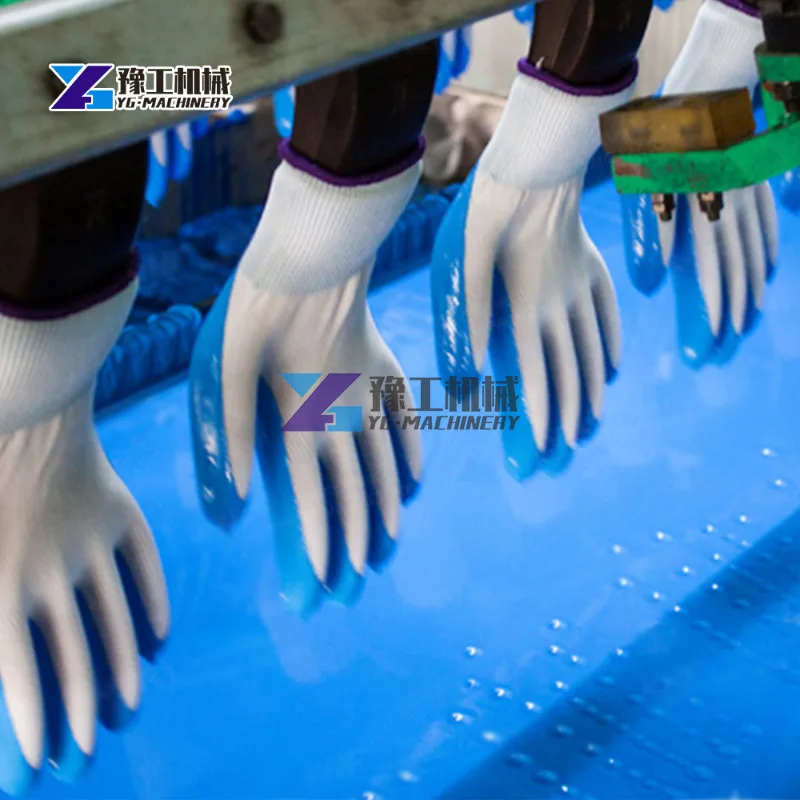 20000 Pcs Per Day Computerized 13g Gloves Knitting Machine Labor Glove Dipping Machine