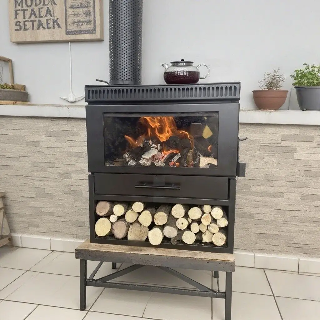 

2025 new real fire wood fireplace firewood firewood home heating living room rural homestay decorative heating furnace