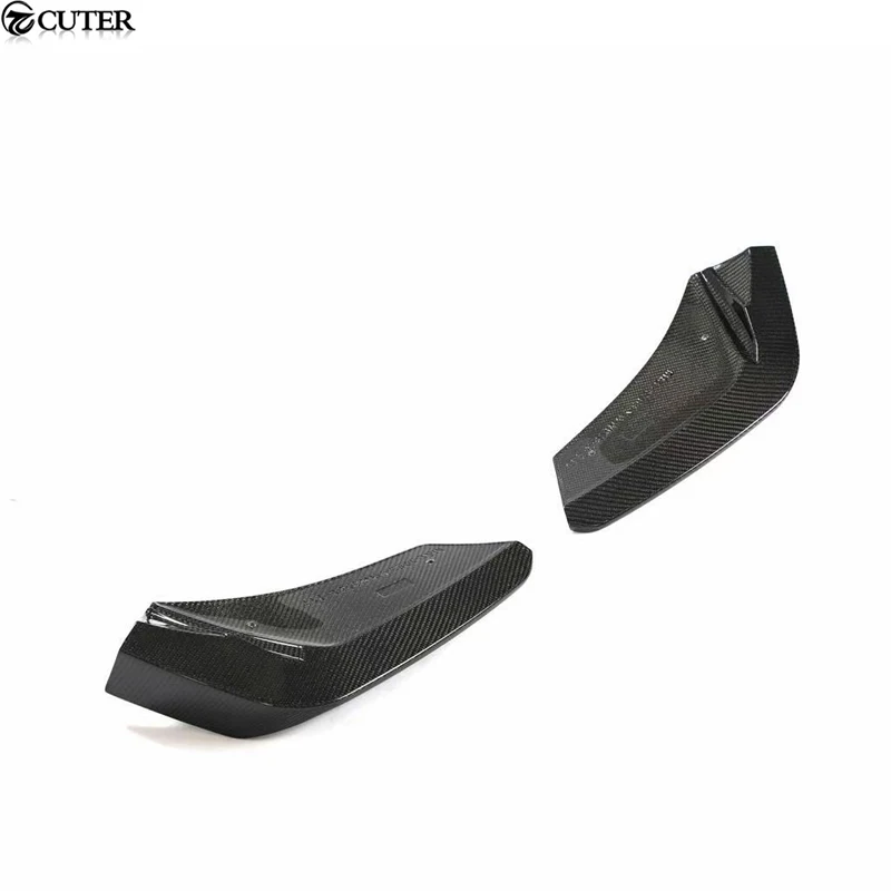 C8 ألياف الكربون الجافة المصد الخلفي مآزر الجانب الفاصل لشروليه كورفيت C8 تصفيف السيارة 2020