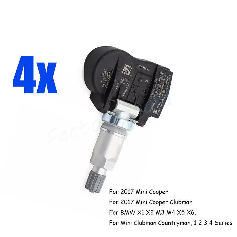 4pcs 36106881890 Tire Pressure Monitoring System Sensor TPMS 36106856209 for BMW Mini