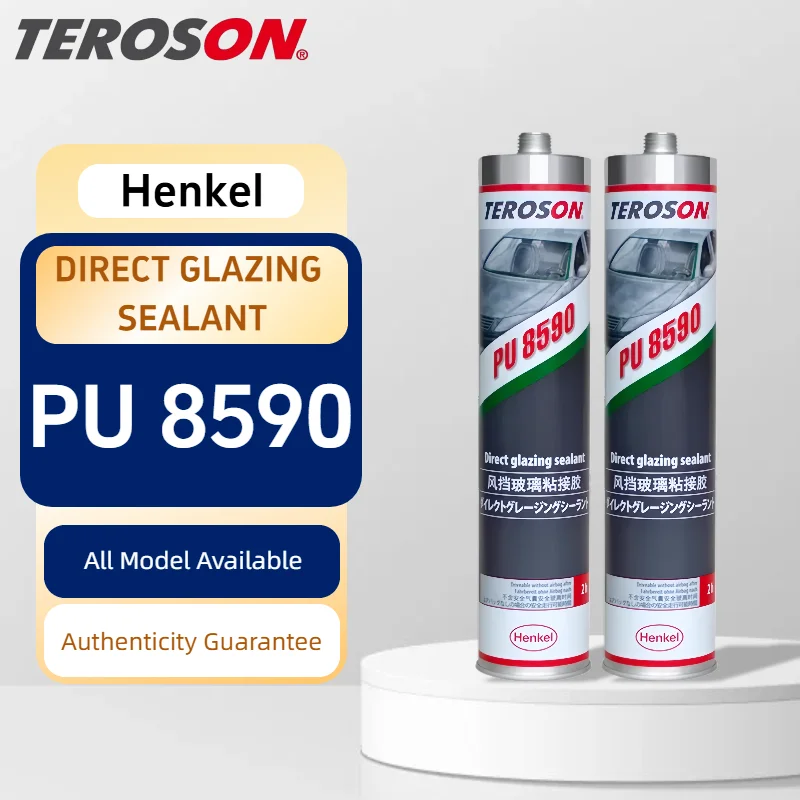 

Teroson PU 8590 High Viscosity Polyurethane Windshield Adhesive Sealant for Direct Glazing Auto Glass Car Body Repair 310ml