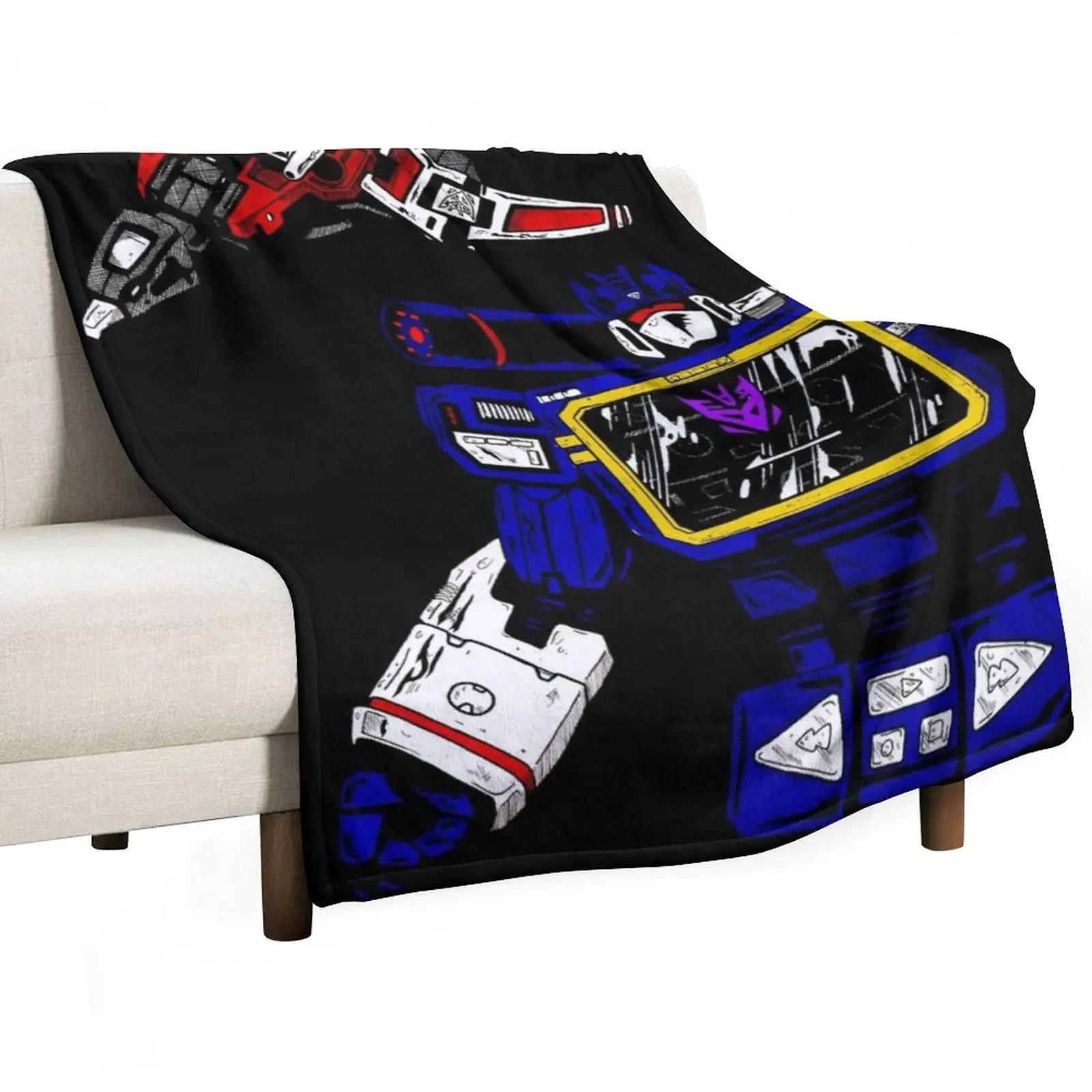 soundwave Throw Blanket Soft Plaid Decorative Sofa funny gift Blankets