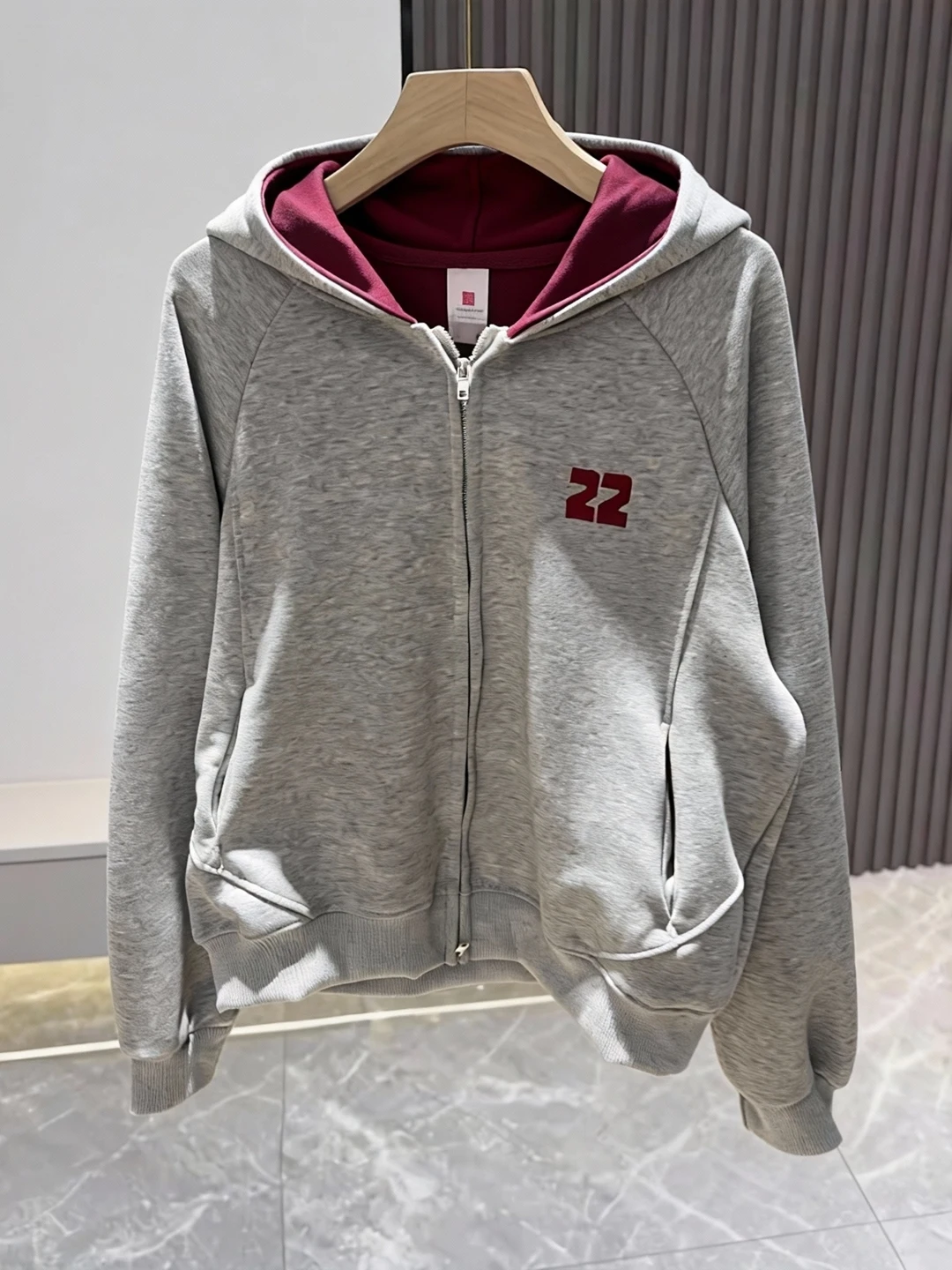Autumn Winter 2026 Women's Loose Fit Hooded Zipper Cardigan Sweatirt Casual Spor Sle Color Blo Open Front Outerwear