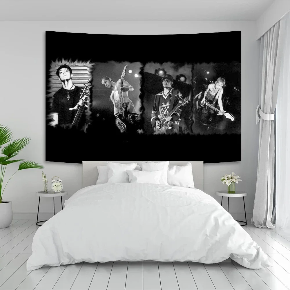 American Rock Band System Of A Down Tapestry Hippie Bohemian Room Decorated Polyester Canvas Background Cloth Banner