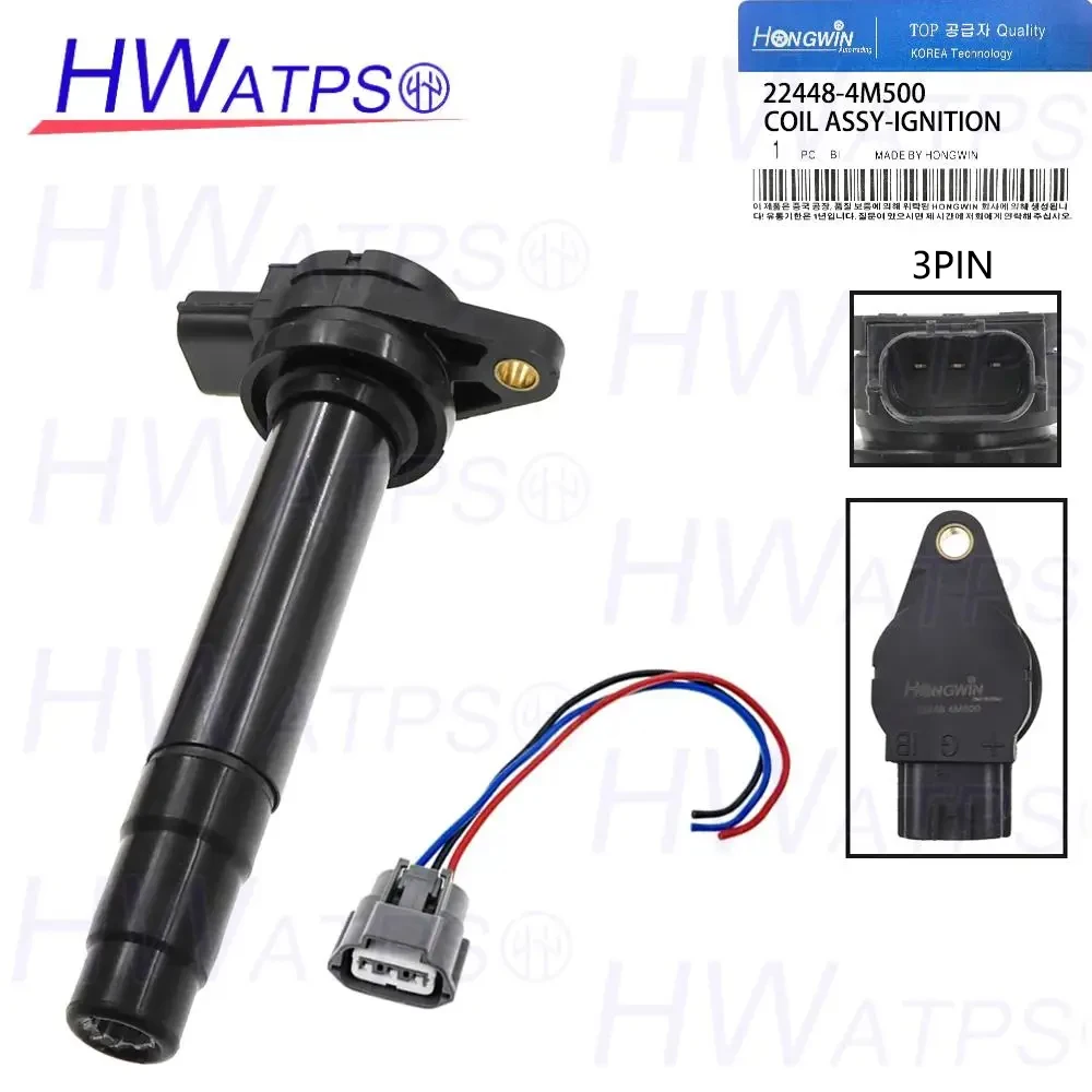 Ignition Coil Wire Fits Nissan Almera Sentra Primera Sunny Cube 1.8L 95-06 QG18DE 22448-4M50A 224484M500 22448-4M500 UF32