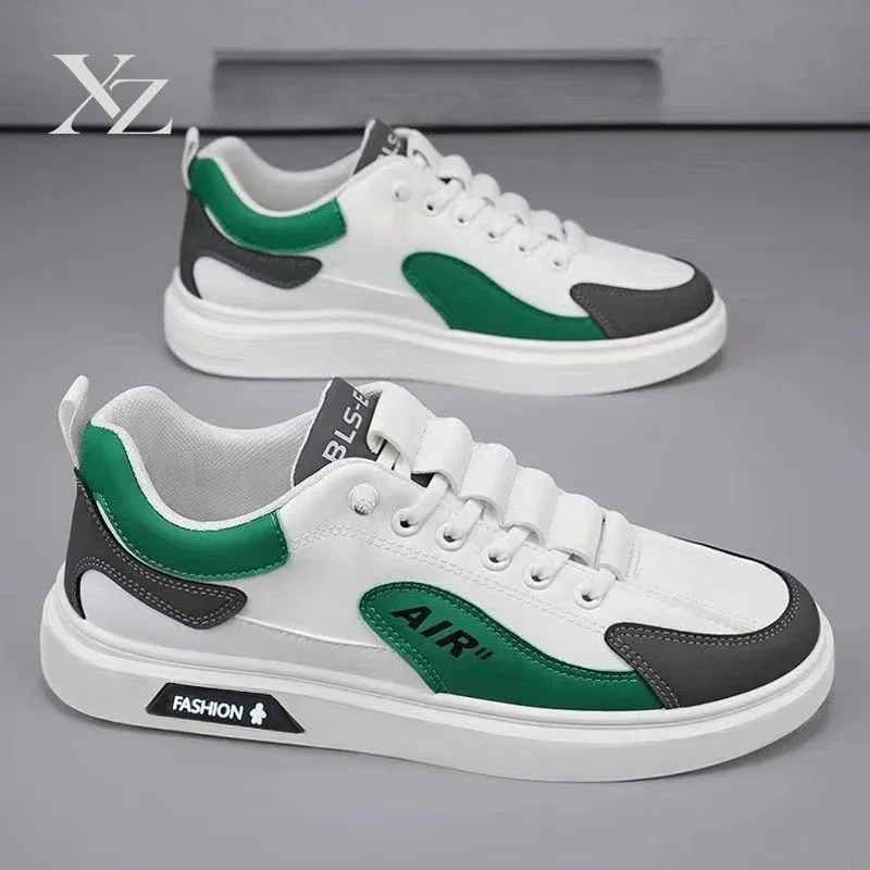 Hot Sale For 2026 Men's Leather Casual Shoes Comfortable Fashionable Versatile Round Toe Flat Heel Spring Autumn Sports