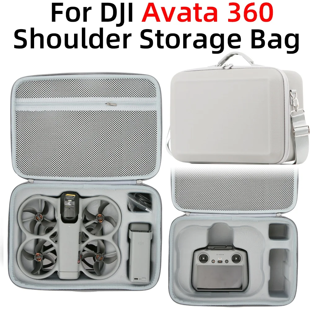 

For DJI Avata 360 RC2 Charging Hub Carrying Case Durable Travel Protective Storage Bag