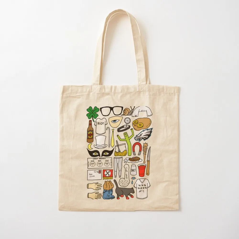 

it_s always sunny cartoon art Tote Bag hand bag ladies personalized tote Canvas Reusable bags