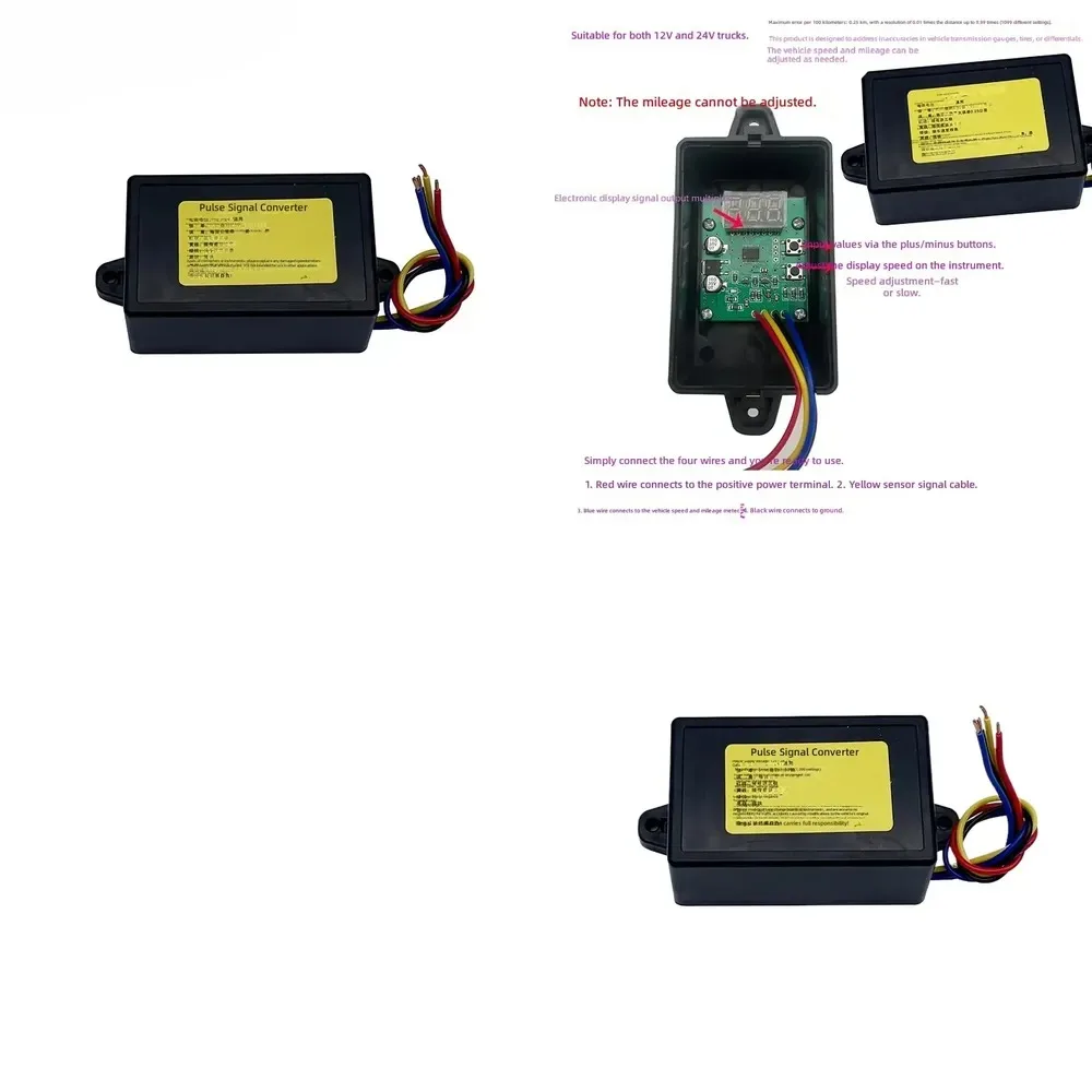 Pulse Signal Converter for Car and Truck Speed Governors Speed Odometer Speed Ratio Adjuster Code Dialer Meter Reader