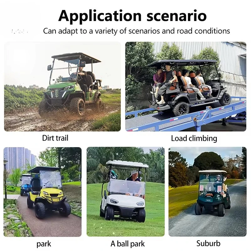 6 Seater Off-road Electric Vehicle China Lithium Electric Drive 4x4 Off Road Capability Commercial Property Transport B2B