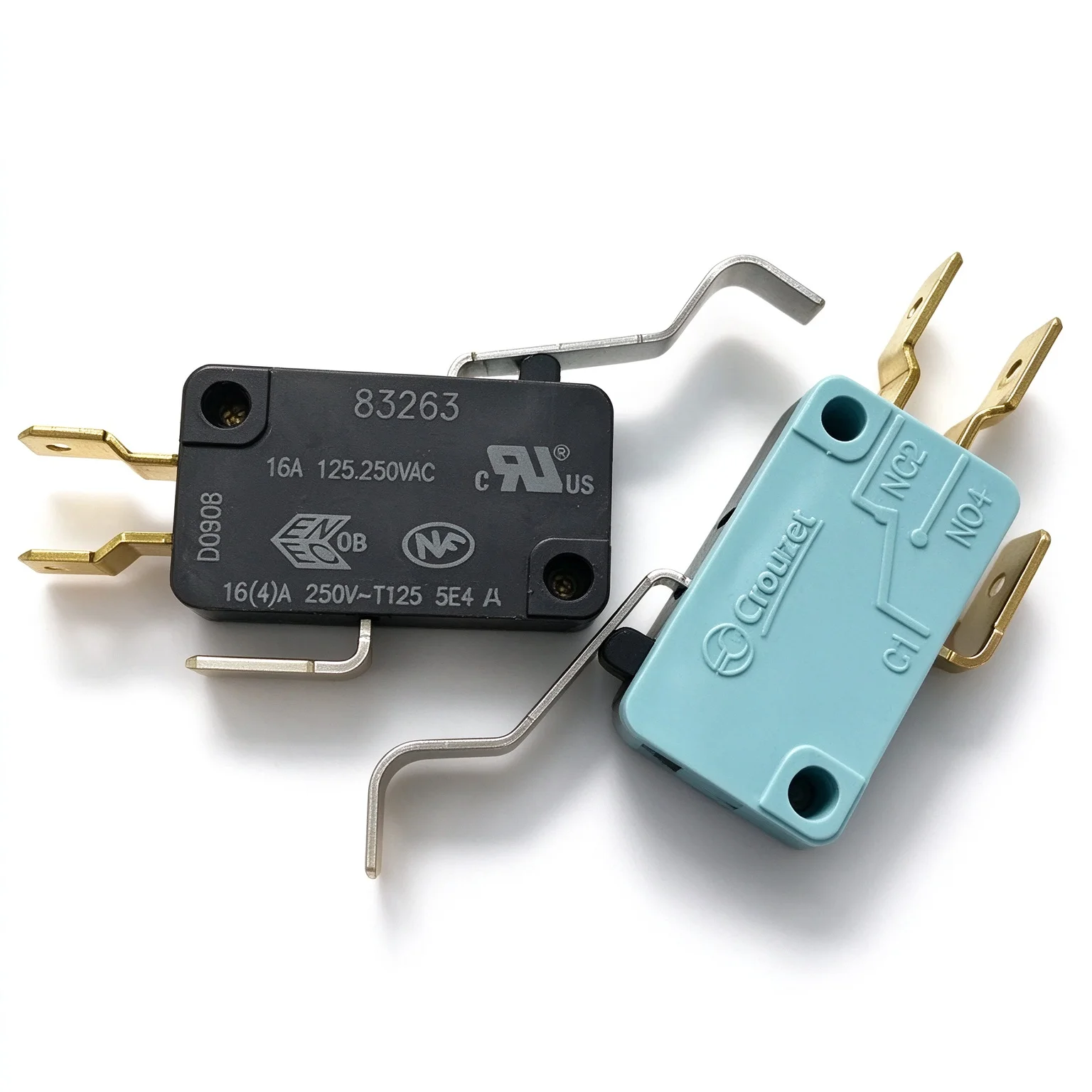 1PCS Crouzet 83263 high current 16A with pendulum iron long handle R handle high sensitive tactile medical micro switch
