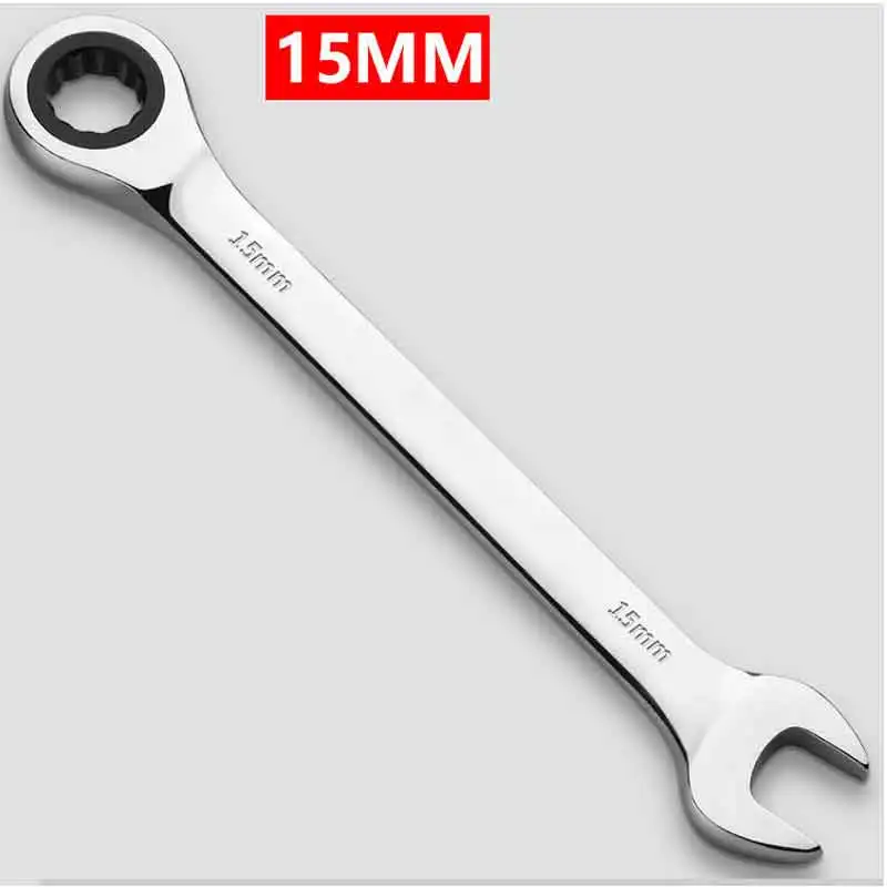 

15mm Ratchet Combination Metric Wrenches Hand Tools Torque Gear Socket Nut Tools Not A Set of Key