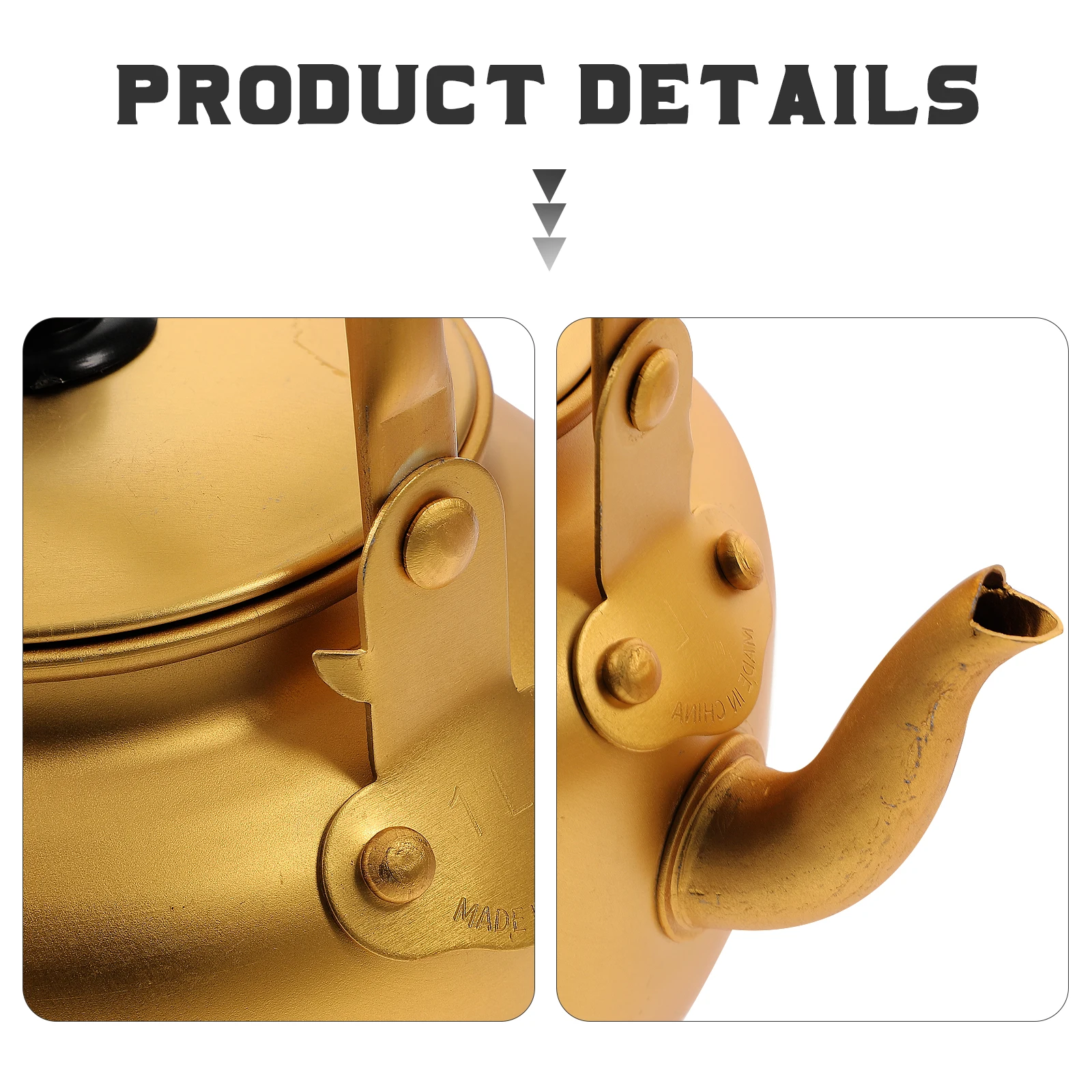 

Aluminum Alloy Water 0.75L Anti-Scald Handle Tea Kettle Stovetop Fast Boiling Kitchen Coffee Pot Home Use Convenient Household