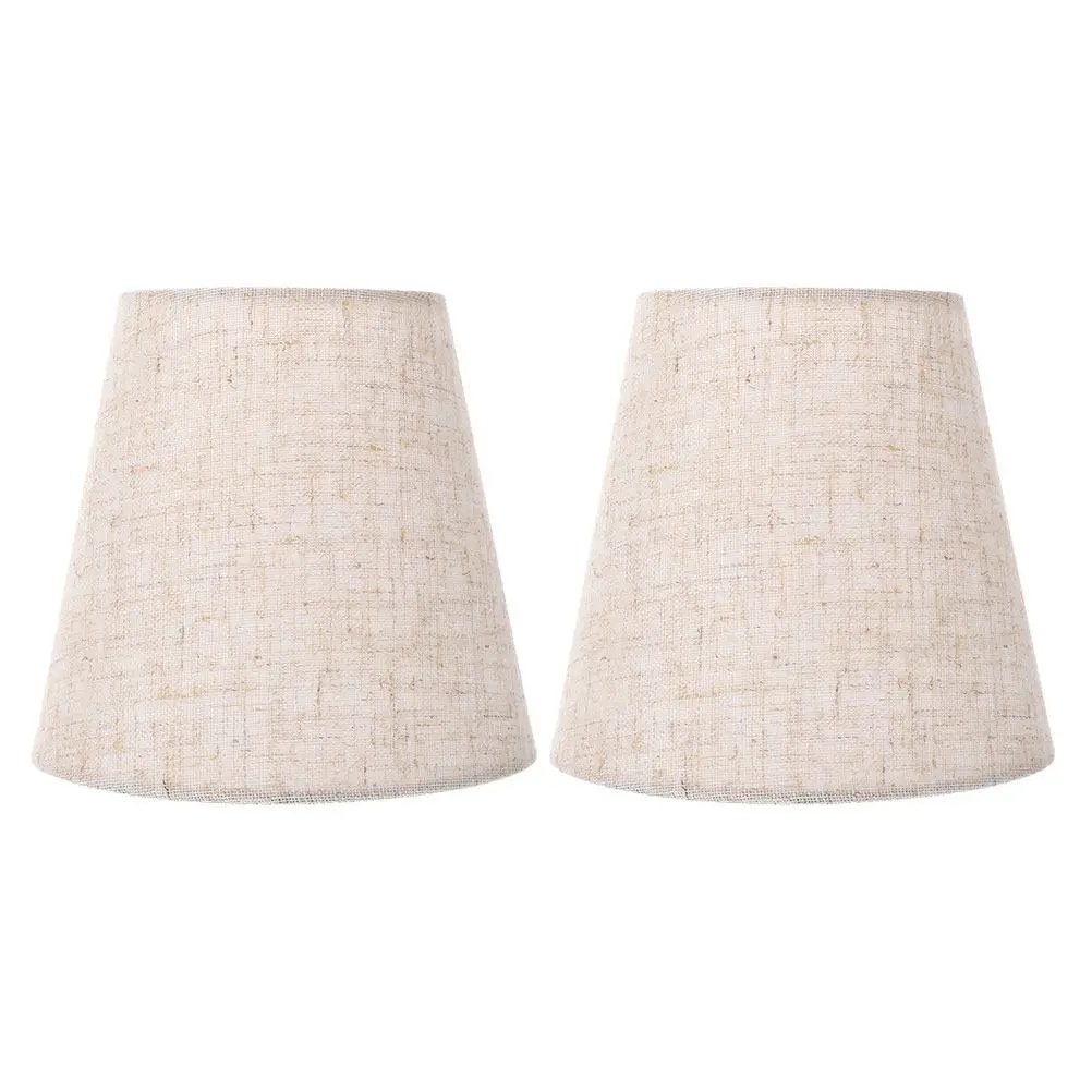 2pcs Cloth Lamp Shade for Desk & Floor Lamps – Dustproof, Decorative Home Lighting Accessory