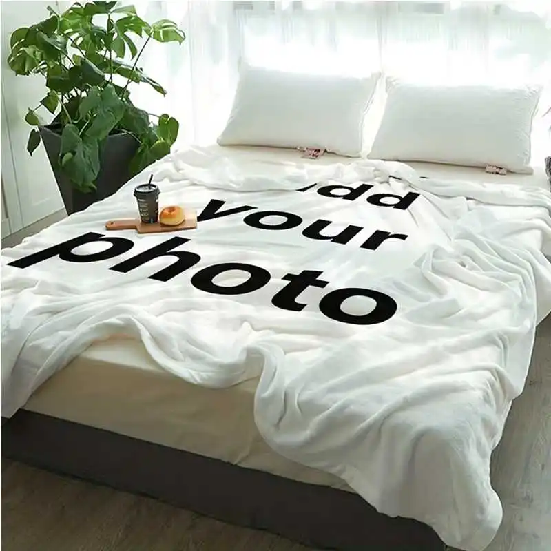 Custom Photo Blanket – Personalized Throw with Your Image. A unique, custom gift featuring family photos—perfect for holidays, a