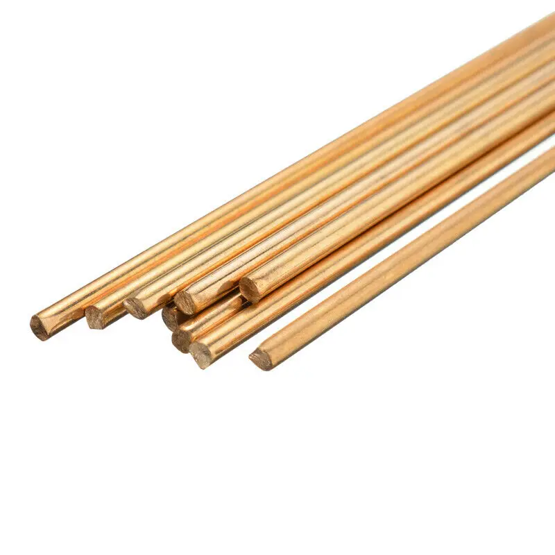 Industrial New Portable Brass Rods Wires 2mmx250mm Brazing Equipment For Repair Welding Metalworking Soldering