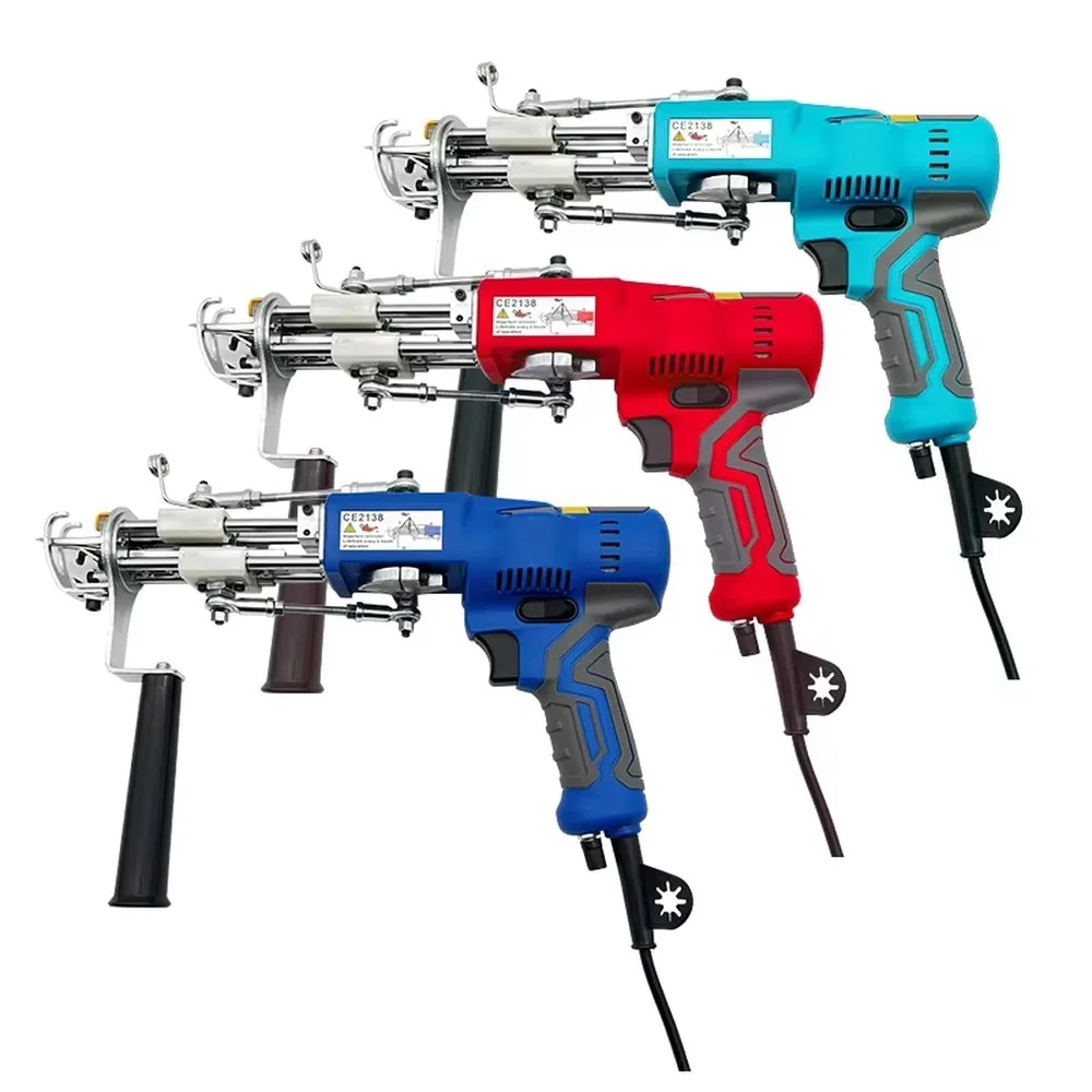 Professional 2-in-1 Tufting Gun 220V Digital LED Automatic Durable Carpet Making Tool for DIY Rug Weaving