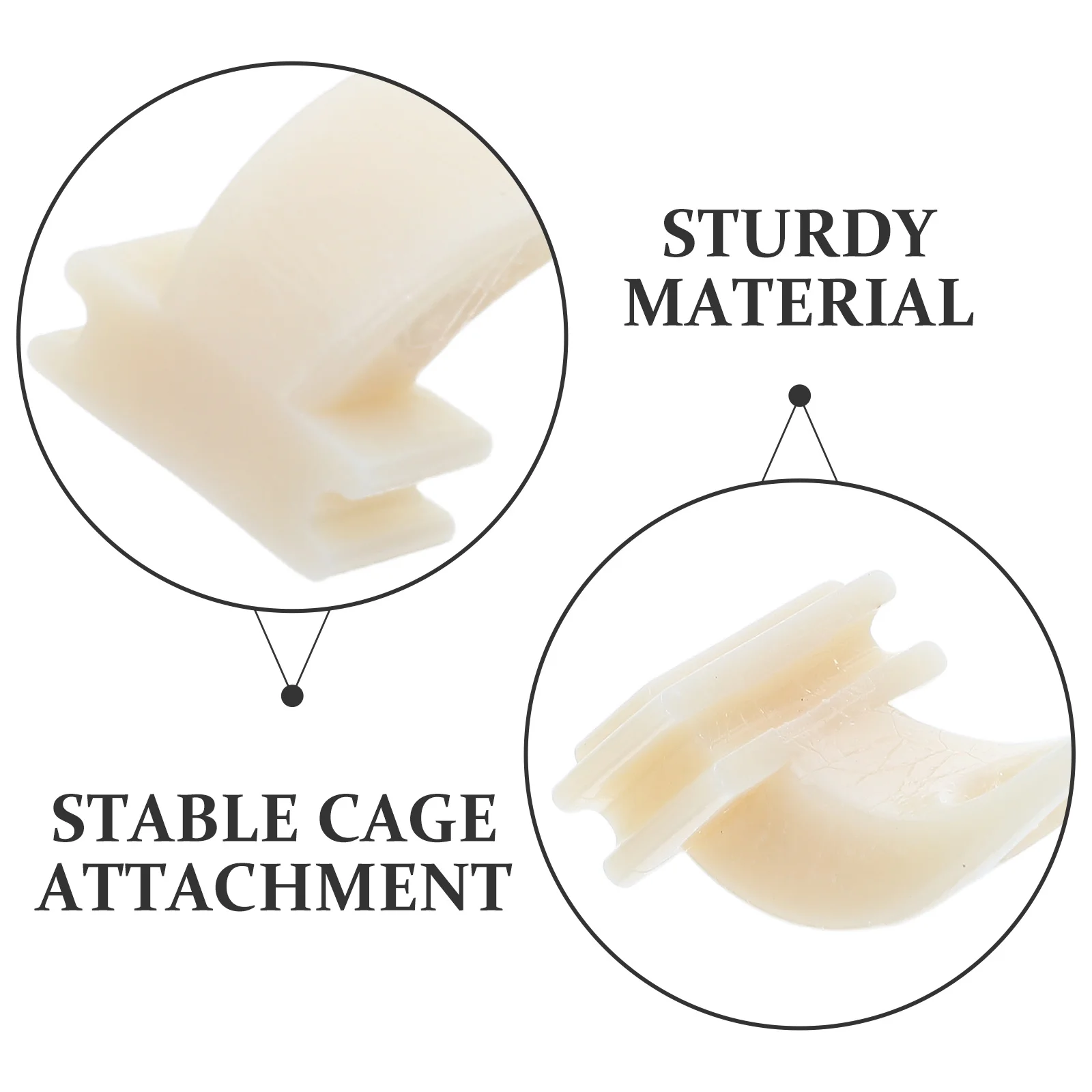 50 قطعة قفص الطيور شوكة الفاكهة متعددة الحجم سيخ الفاكهة للببغاوات البلاستيك القوي حامل طعام الطيور لأنشطة التثبيت اليومية