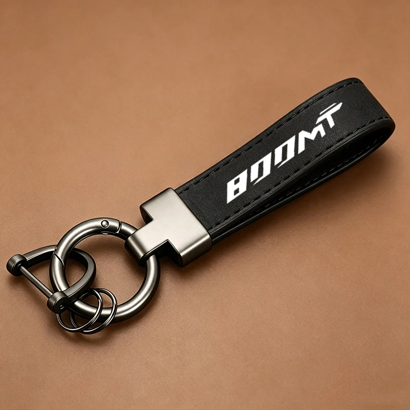 For CFMOTO CF MOTO 800MT MT800 MT 800 MT Motorcycle Anti-lost Keyring High-Grade Leather Suede Keychain New Accessories