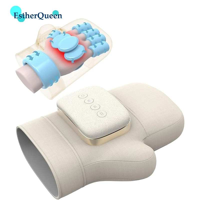 Electric hand massager, beautiful hand massager, finger massager, wrist joint massage, hot compress, kneading, airbag pushing