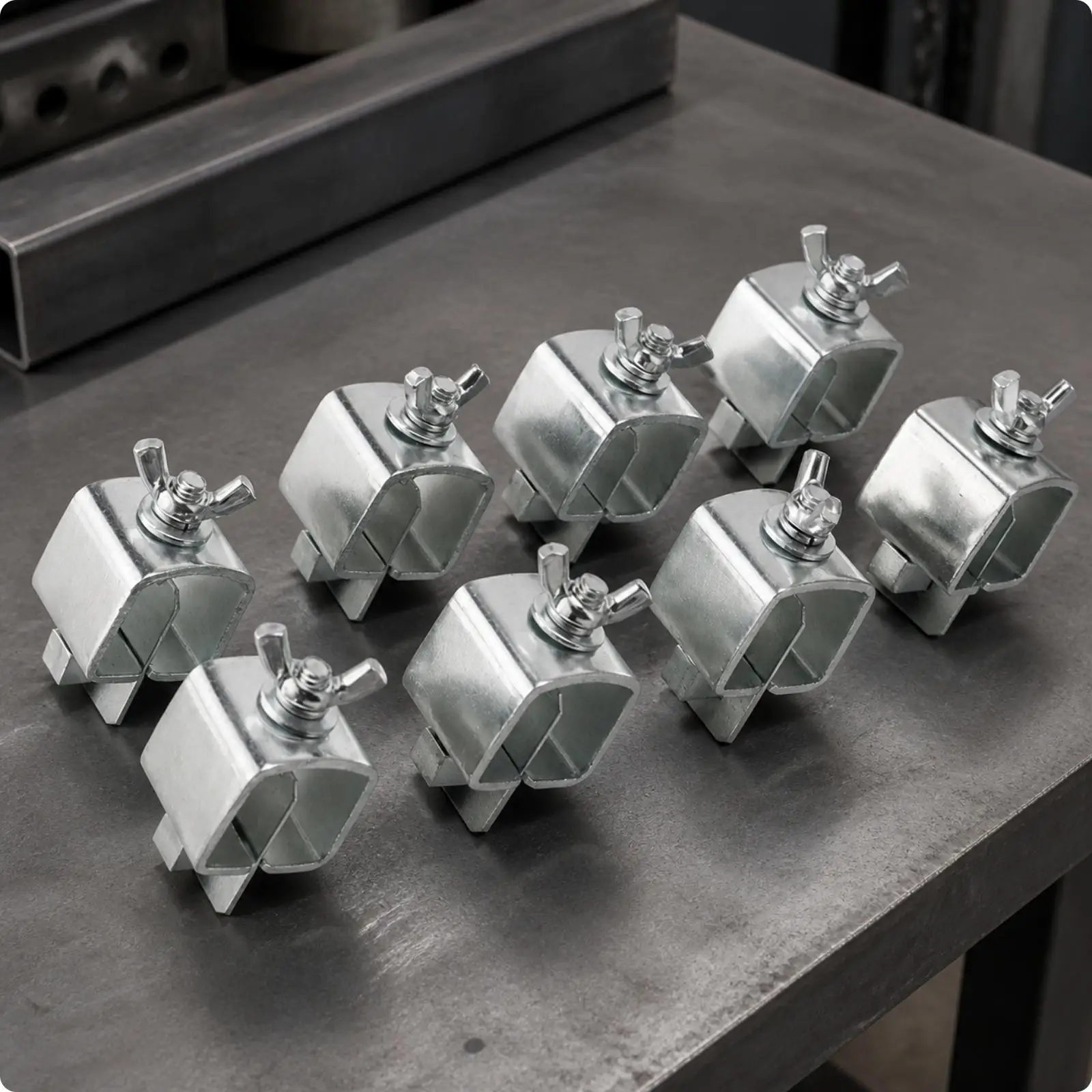 Welding Clip Assortment 8 Units A3 Steel Metalworking Butterfly Clamp for Household Repair and Industrial Use