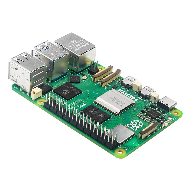 Original Raspberry Pi 5 4G 8G RAM BCM2712 2.4GHz LPDDR4X-4267 Ginger Core VII GPU 4Kp60 PCIe 2.0 RTC Kit de carte en option pour RPI 5