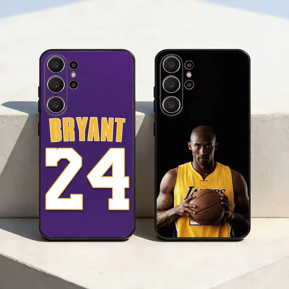 Forever-24K-Kobe- B-Bryant  Phone Case For Samsung S26,S24,S21,S22,,Plus S23,S30,Ultra,S20,Fe,Black Soft Silicone