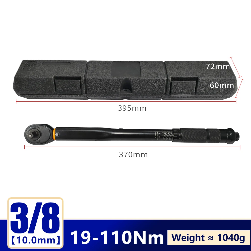 Verstelbare Momentsleutel Set 1/4 "3/8" 1/2 "Drive Precisie Preset Tool voor Auto Fiets Vierkante Ratel reparaties Handje - afbeelding 1