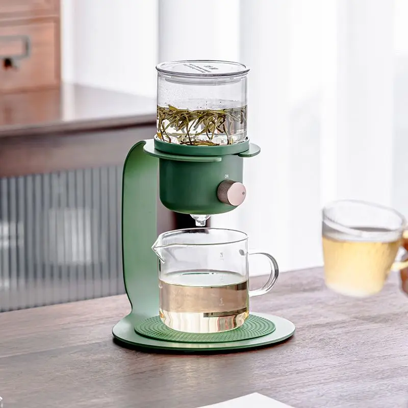 Light luxury office teapot, artifact tea set, high temperature resistant lazy glass teapot, coffee tea maker, brewing set