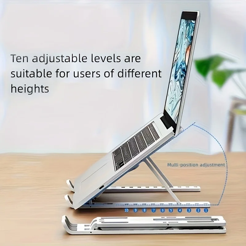 1PCS Portable Laptop Stand Tablet Holder for Computer Foldable Support Base Cooling Pad Lifting Plate Desk Office Accessories