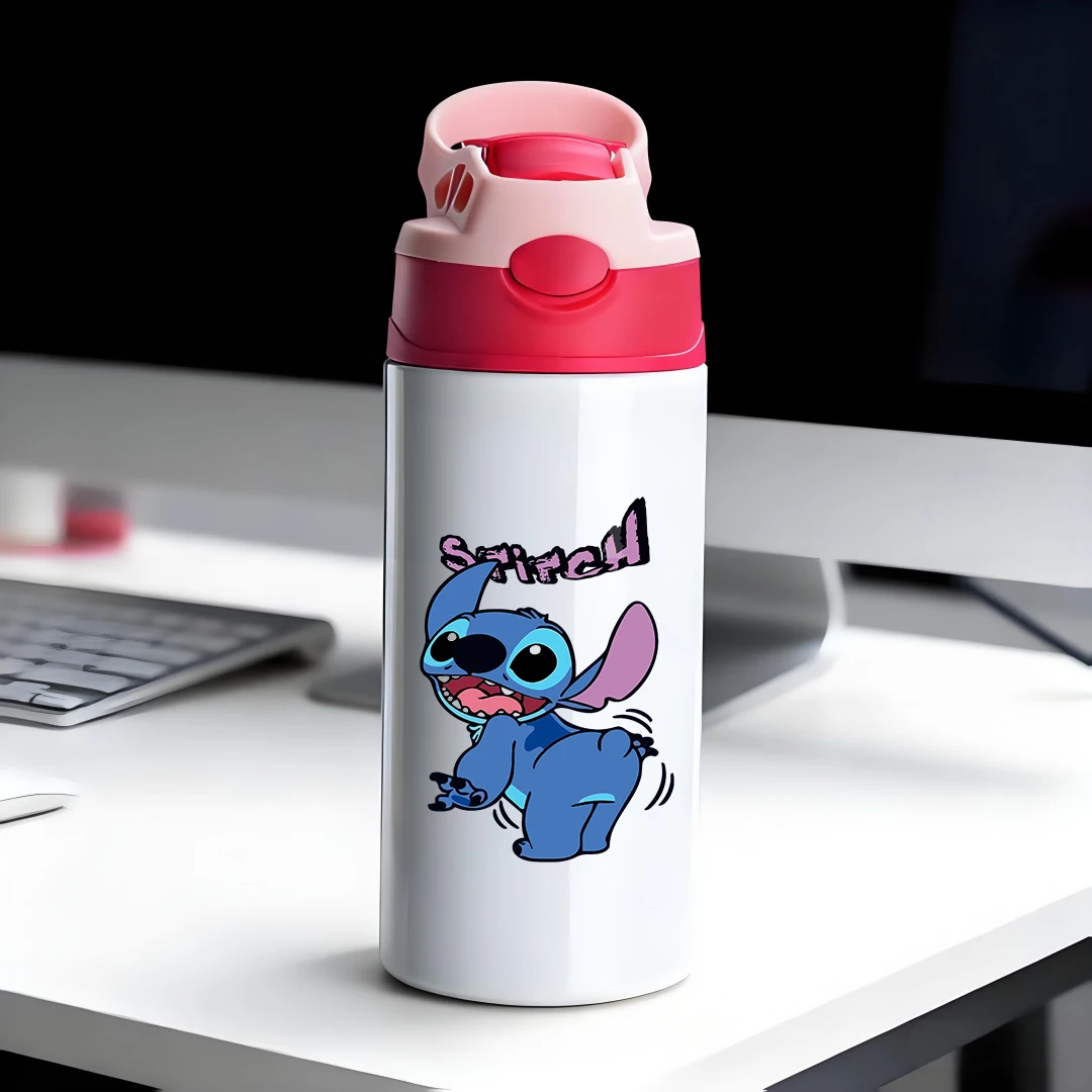 

Disney Insulated Cup with Stich Cartoon Design 304 Stainless Steel Cartoon Straw Cup for Kids New Year Gift