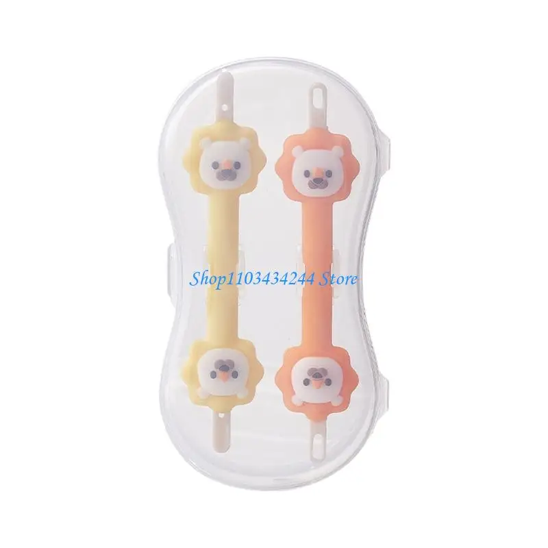 

Очиститель носа Инструмент для удаления серы из ушей Baby Essential Двойной очиститель с рисунком льва