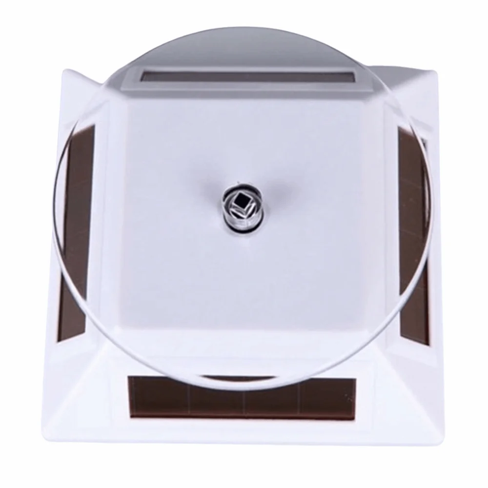 360 Degree Rotation Solar Turntable Solar Powered Gift Display Solar Showcase Portable Compact Design Display Riser
