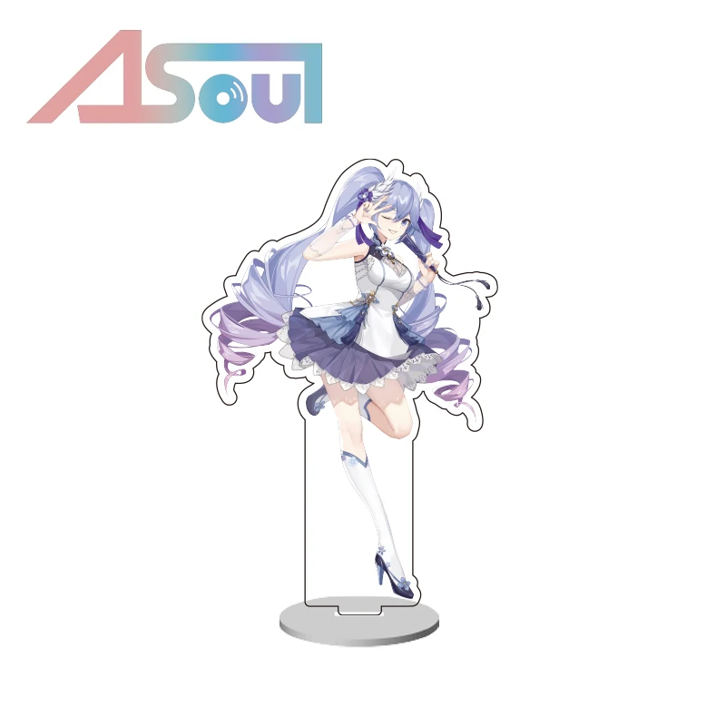Virtual YouTuber A-SOUL Acrylic Stand figure Bela Carol Diana Eileen Wan Stand Plate Cosplay Prop Decor Gifts
