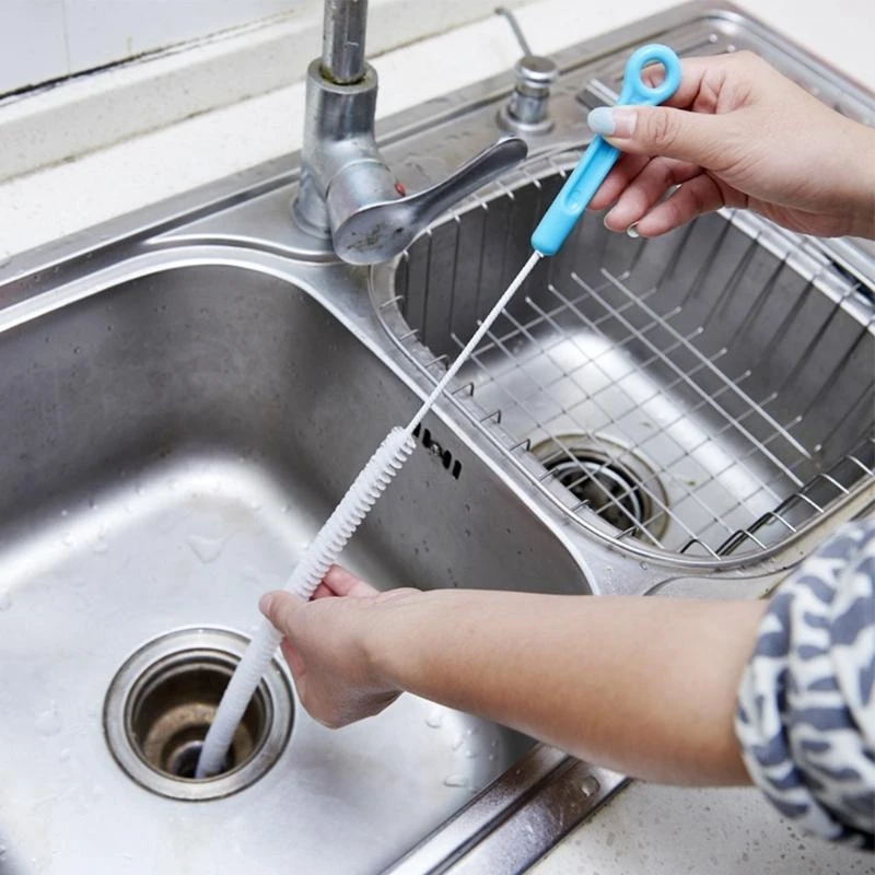 Sink Drain Cleaner Sticks Hair Drain Clog Remover Tool Plumbers Snake for Kitchen Bathroom Bathtub Pipeline Sewer