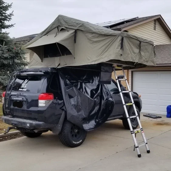 

China Soft Shell Outdoor Camping Rooftop Car Tent Extended Roof Top Tent