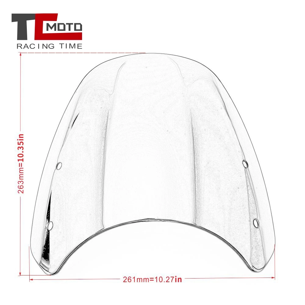 Motorcycle Windscreen Windshield For Ducati Scrambler 400 800 Classic Icon 2015-2022 Headlight Fairing Wind Deflector view 6