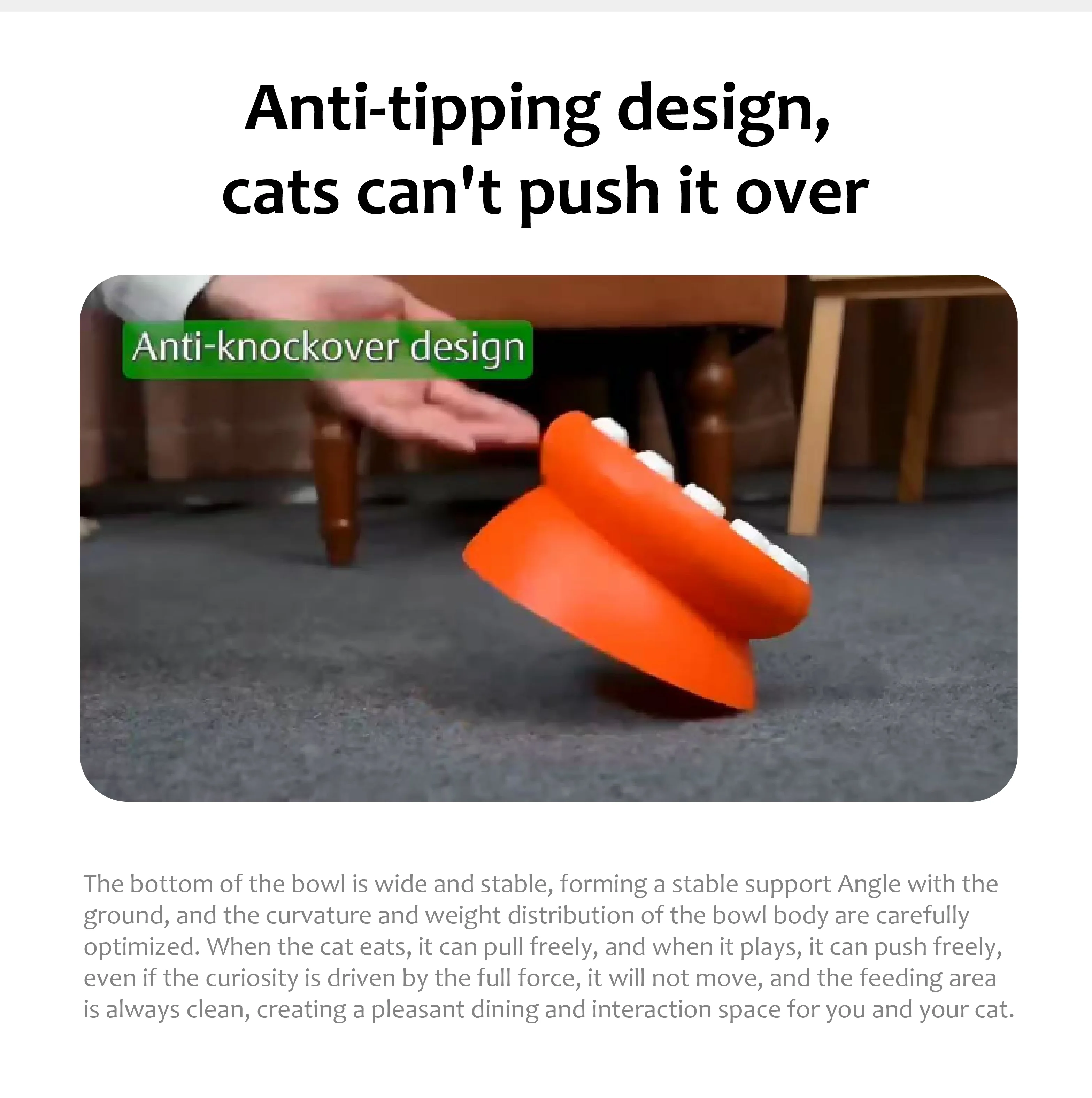 Rotating Puppy Food Dispenser Slows Pet Eating Prevents Cat Acne Chin Interactive Cat Puzzle Feeder