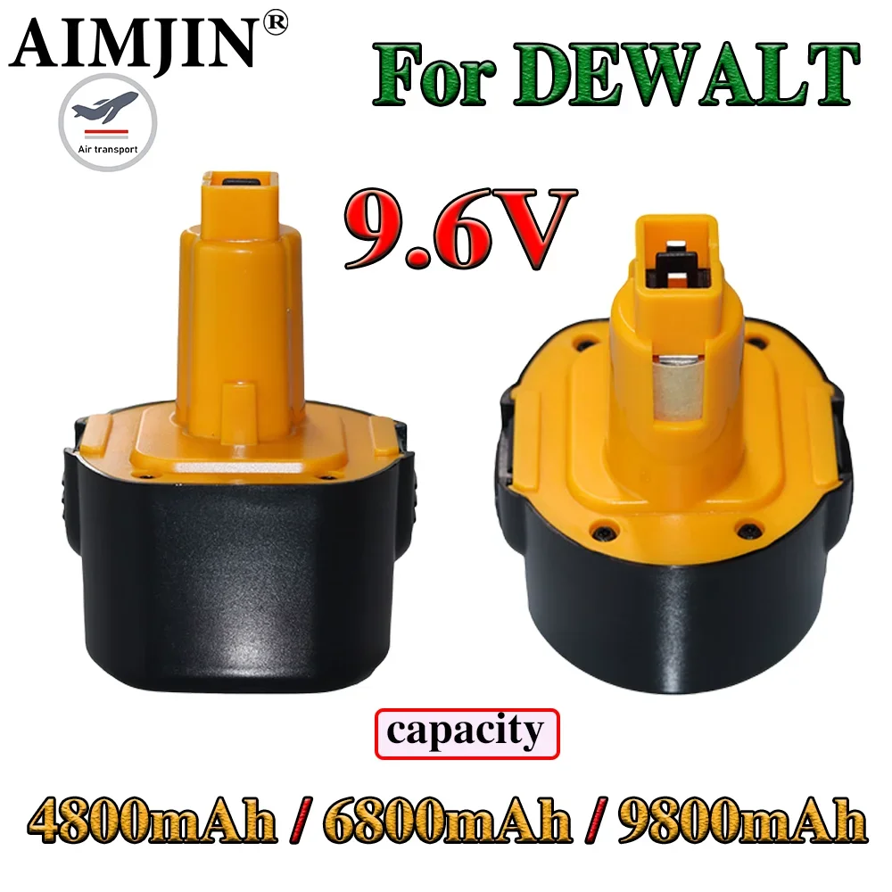 

For Dewalt 9.6V 9800mAh Ni-MH Battery DE9036 DE9061 DE9062 DW9060 DW9061 DW9062 EZWA