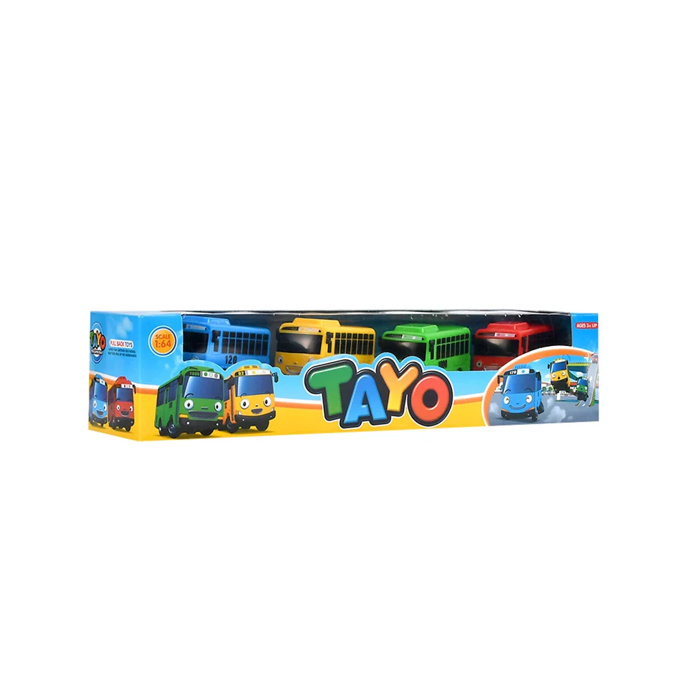 Cartoon  Bus Kids Toys Cute bus toy Mini Pull Back Car  Model Bus Toy Play Vehicles Educational Toys for Children Boys Gifts