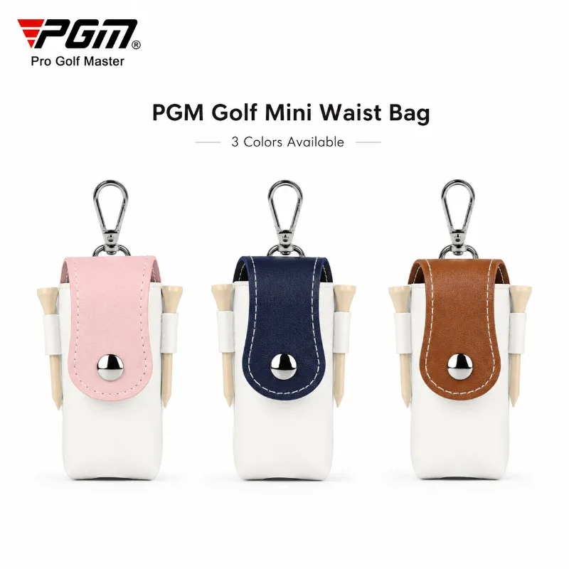PGM Men Women Golf Waist Bag Clip Portable Ball Cover Magnetic Buckle Storage Bags