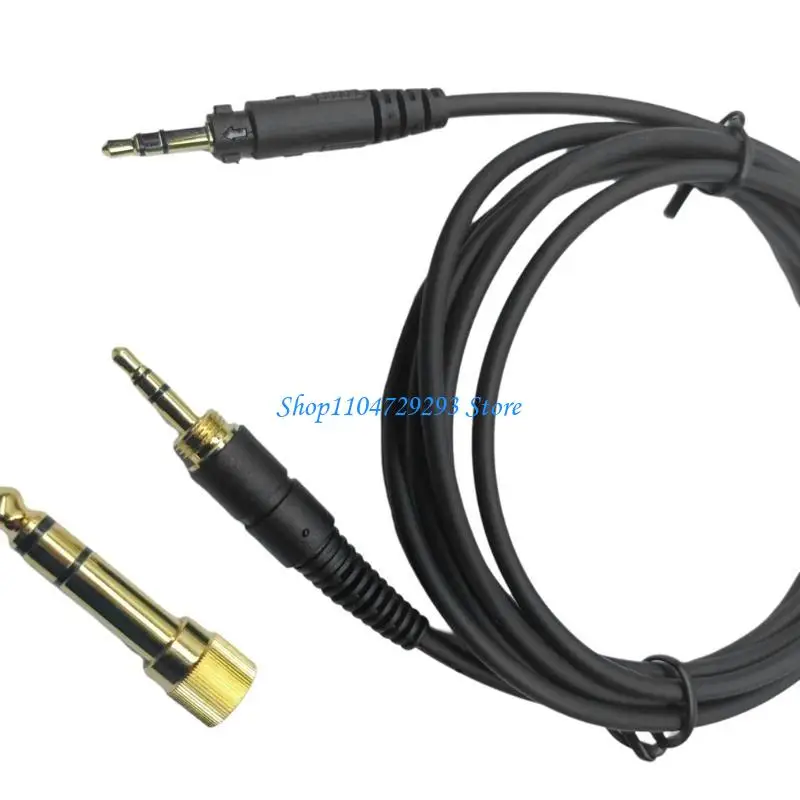 

Y2GD Quality Replacement 3.5mm Male to 6.35mm Male Cable for EAH DJ1200 Headphones Cord with Gold Plate Plugs 6.35mm Adapter